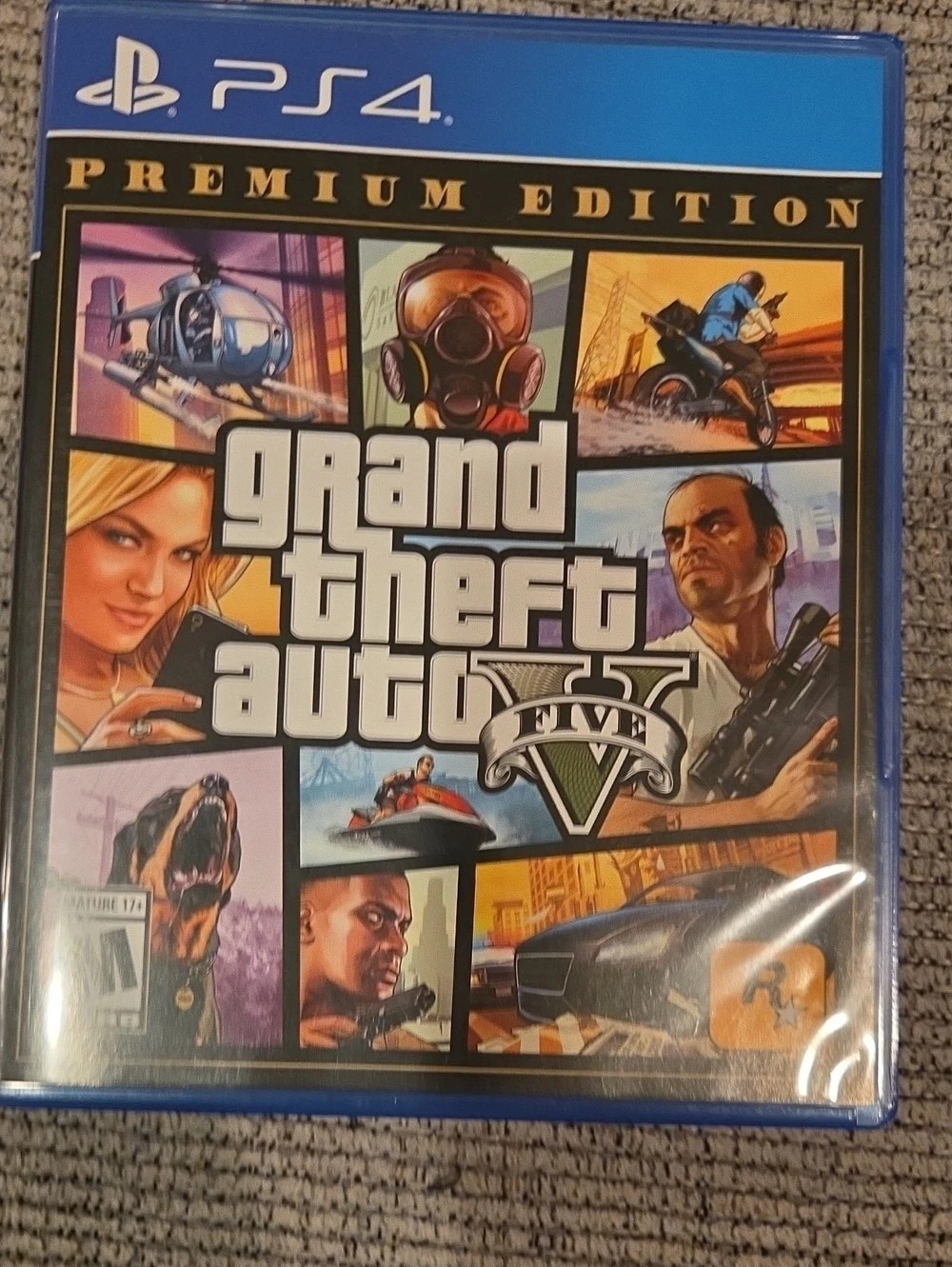 Rockstar Games Grand Theft Auto V Premium Edition PS4 Video Game Like New